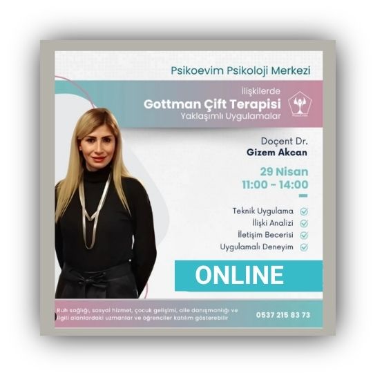 Gottoman Çift Terapisi 29 Nisan 2025